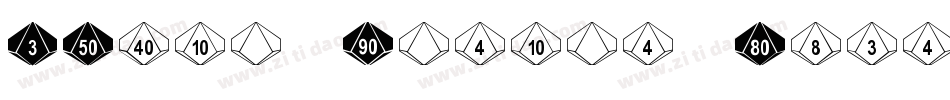 DPoly Twelve Sider 5字体转换